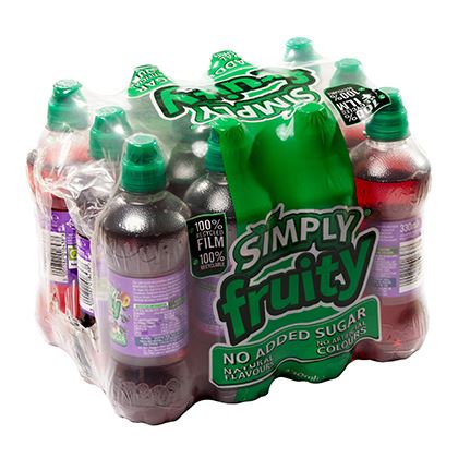 Simply Fruity Apple & Blackcurrant Juice Drink Bottle