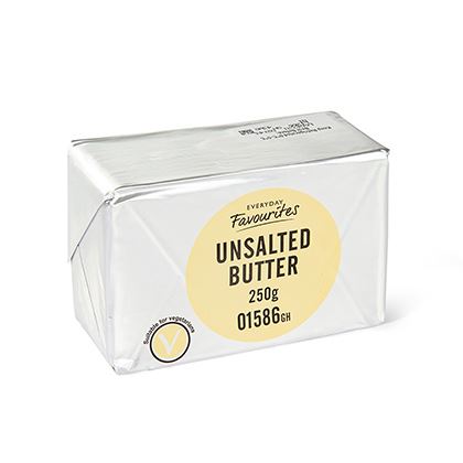 Everyday Favourites Unsalted Packet Butter