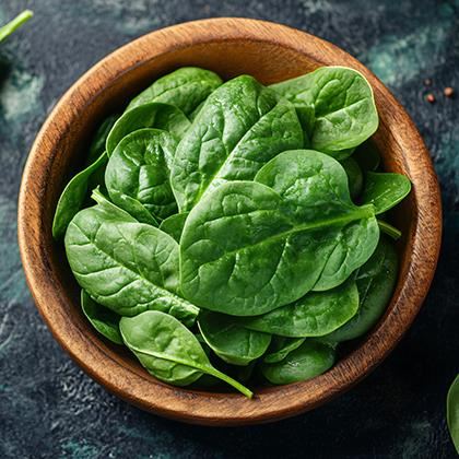 Spinach Washed and Ready To Eat (Case of 1)
