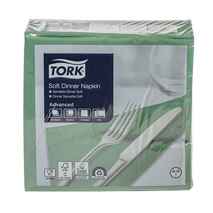Tork® Dinner Napkin Pine Green 3ply