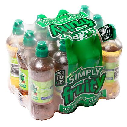 Simply Fruity Apple Juice Drink Bottle no added sugar