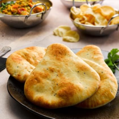 Cook Asia Mini Tear Drop Plain Naan (Case of 10)