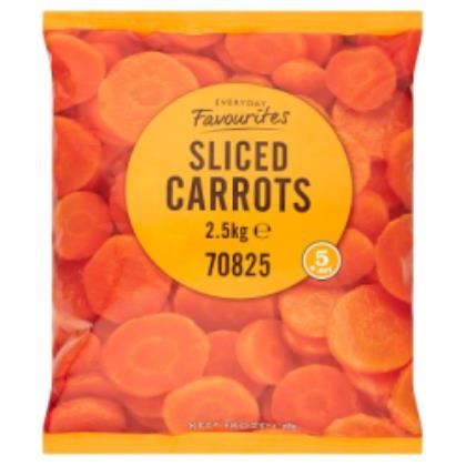 Everyday Favourites Individually Quick Frozen Sliced Carrots