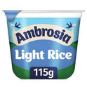 Ambrosia Low Fat Rice Pudding Dessert Snack Pots
