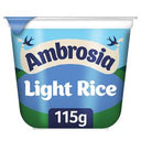 Ambrosia Low Fat Rice Pudding Dessert Snack Pots
