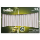 Bolsius Tapered Candle White 23cm (Case of 2)