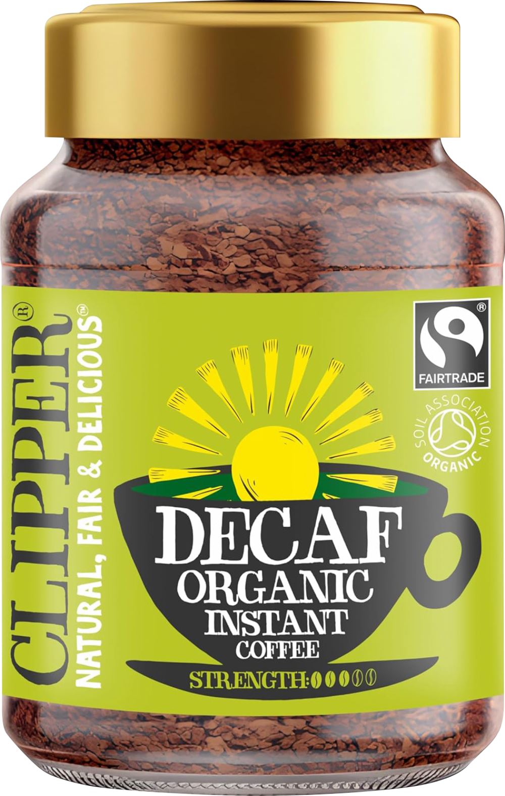 CLIPPER Decaf Organic Instant Coffee 100g - 1 Case