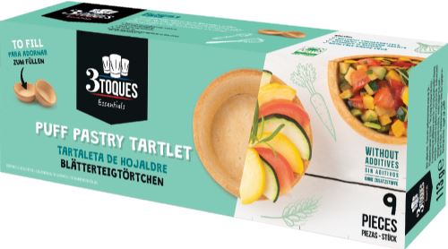 3 TOQUES 9 Puff Pastry Tartlets 113g
