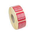 Use By Day Wednesday Label Red