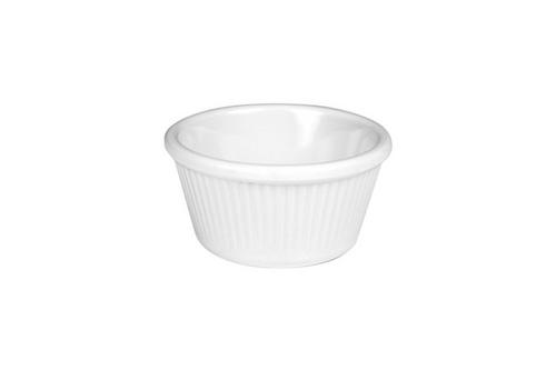 White Melamine Fluted Ramekin 57ml (2oz)