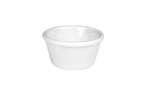 White Melamine Fluted Ramekin 30ml (1oz)