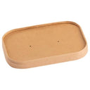 Kraft Rectangular Food Bowl Lid (Case of 1)