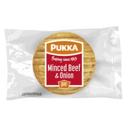 Individually Wrapped Frozen Baked Beef & Onion Pies