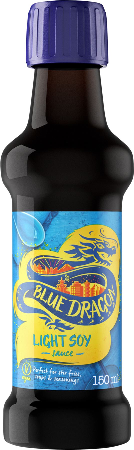 BLUE DRAGON Light Soy Sauce 150ml - 1 Case