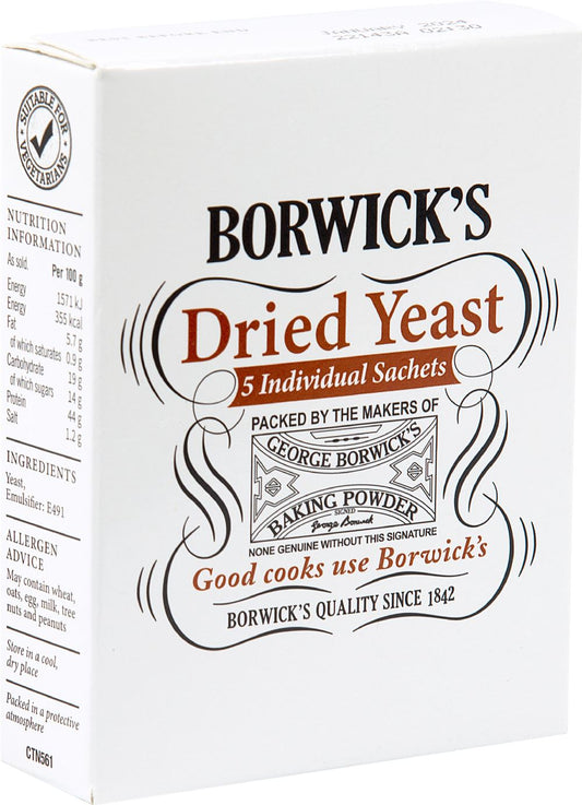 BORWICK'S Dried Yeast 30g - 1 Case