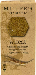ARTISAN BISCUITS Miller's Damsel Wheat Wafers 125g (Case of 6)