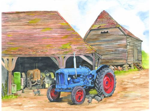SUE PODBERY Fordson Major Card