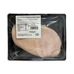 Houghton Sliced Cooked Turkey 100% Meat