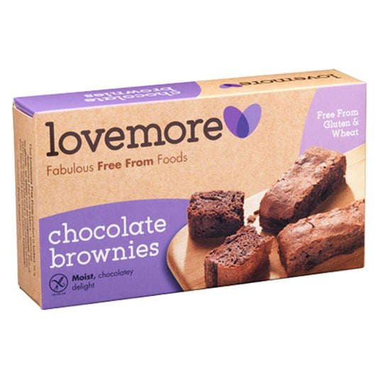 LOVEMORE Chocolate Brownies 180g - 1 Case