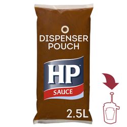 HP Brown Sauce Dispenser Pouch 2.5L