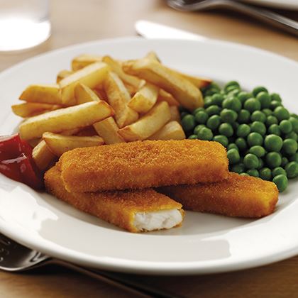 Everyday Favourites Breaded Cod Fillet Fish Fingers 25g