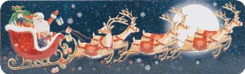 Farmhouse - Flying Santa Milk Choc Chip Tin (12x225g)
