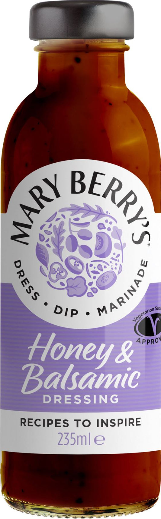 MARY BERRY'S Honey & Balsamic Vinaigrette 235ml - 1 Case