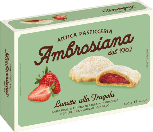 AMBROSIANA Lunette alla Fragola - Strawberry Puree 140g - 1 Case