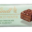 LINDT Choco Wafer - Milk Chocolate & Hazelnuts 30g - 1 Case