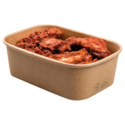 Kraft Rectangular Food Bowl 24oz