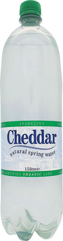 CHEDDAR Natural Spring Water - Sparkling PET 1.5L (Case of 6)