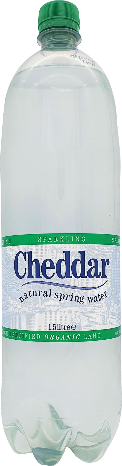 CHEDDAR Natural Spring Water - Sparkling PET 1.5L - 1 Case