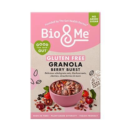 Bio&Me Berry Burst Gluten Free Gut-Loving Granola (Case of 5)