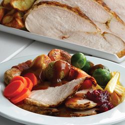 Classic Carve Cooked Turkey Saddle Halal (Case of 1)