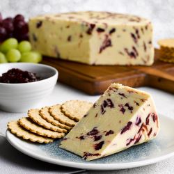 Ilchester Wensleydale & Cranberry Half Wheel Cheese