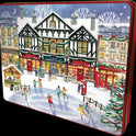 GRANDMA WILD'S Assorted Biscuits in Embossed Christmas High Street Tin 600g