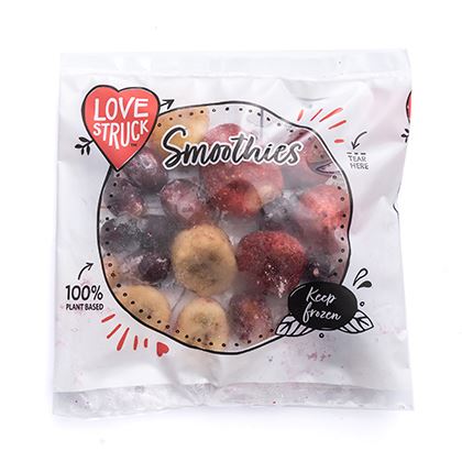 Love Struck Smoothies Grape Escape Frozen Smoothie Pouch