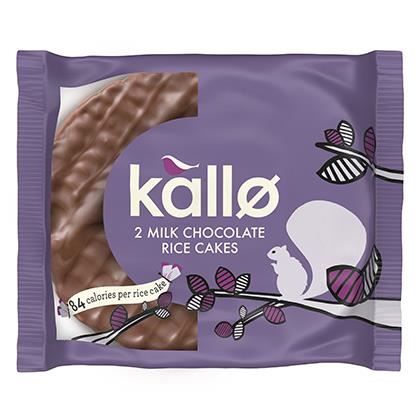 Kallo Milk Choc Rice Cakes
