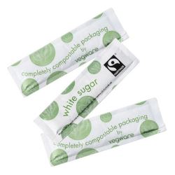 Fairtrade White Sugar Stick Bio Package