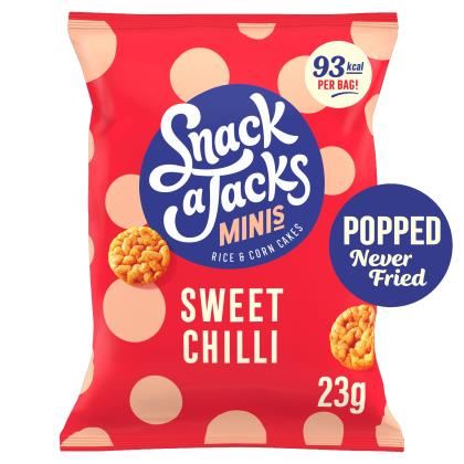 Snack a Jacks Sweet Chilli Rice Cakes Snacks (Case of 24)