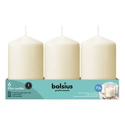 Bolsius Professional Ivory Pillar Candles 150 x 78mm (Case of 1)