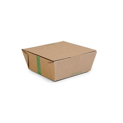 Microflute Kraft Food Box Large 8x5"
