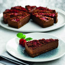 Premium Selection Belgian Chocolate & Raspberry Torte (Pre-cut) (Case of 1)