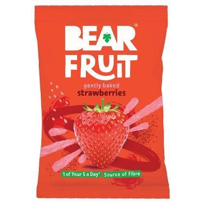 BEAR Fruit Gently Baked Strawberries 14x35g