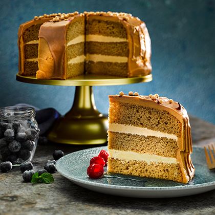 Premium Selection Salted Caramel Drip Cake (Case of 1)