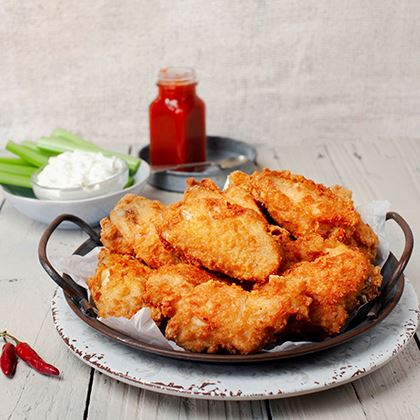 Big Al's Lightly Coated Chicken Wings (Case of 5)