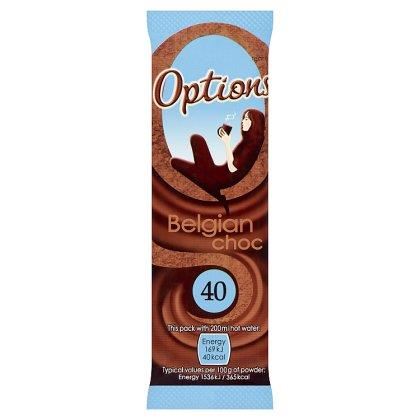 Options Belgian Chocolate Sachet (Case of 100)