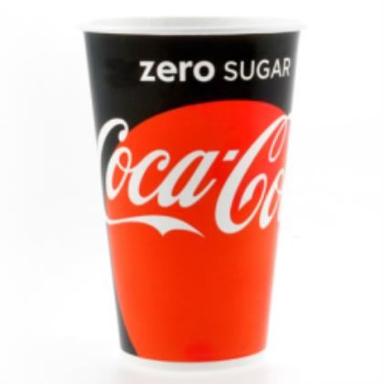 Coke Zero Cold Paper Cup 12oz (Case of 1)