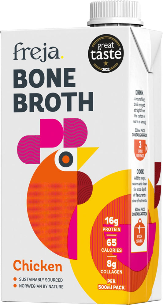 FREJA Chicken Bone Broth 500ml - 1 Case