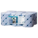 Tork Reflex Wiping Paper Plus, Single Sheet Centrefeed, 2ply, Blue, 150m